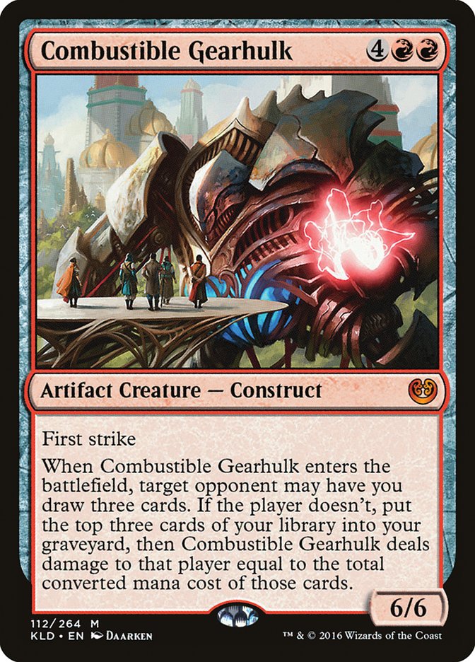 Combustible Gearhulk [Kaladesh] | Galactic Gamez