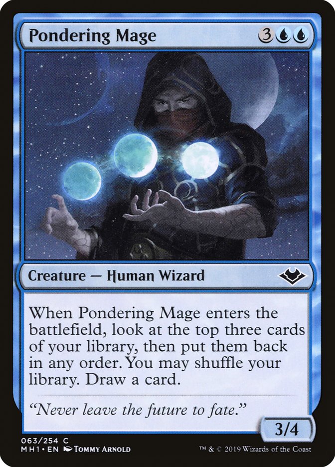 Pondering Mage [Modern Horizons] | Galactic Gamez