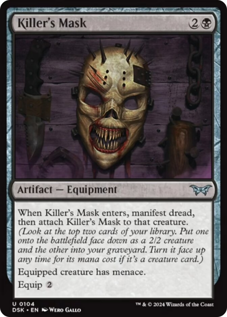 Killer's Mask [Duskmourn: House of Horror] | Galactic Gamez