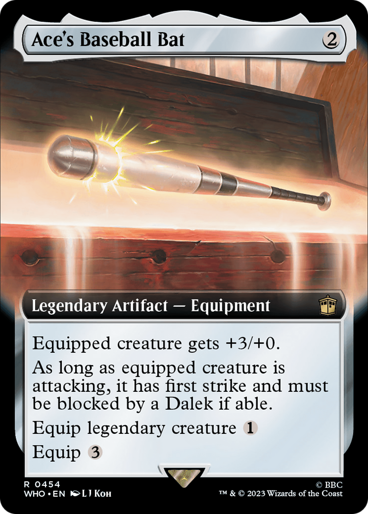 Ace's Baseball Bat (Extended Art) [Doctor Who] | Galactic Gamez