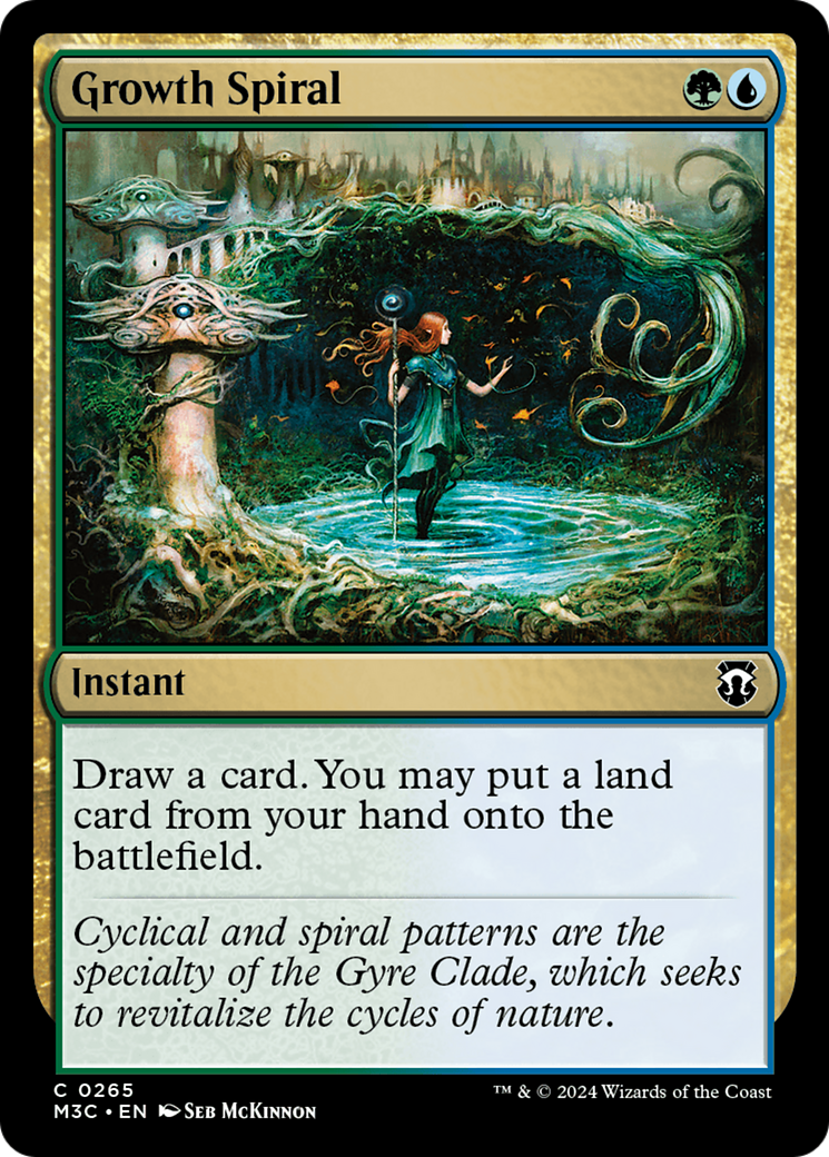 Growth Spiral (Ripple Foil) [Modern Horizons 3 Commander] | Galactic Gamez