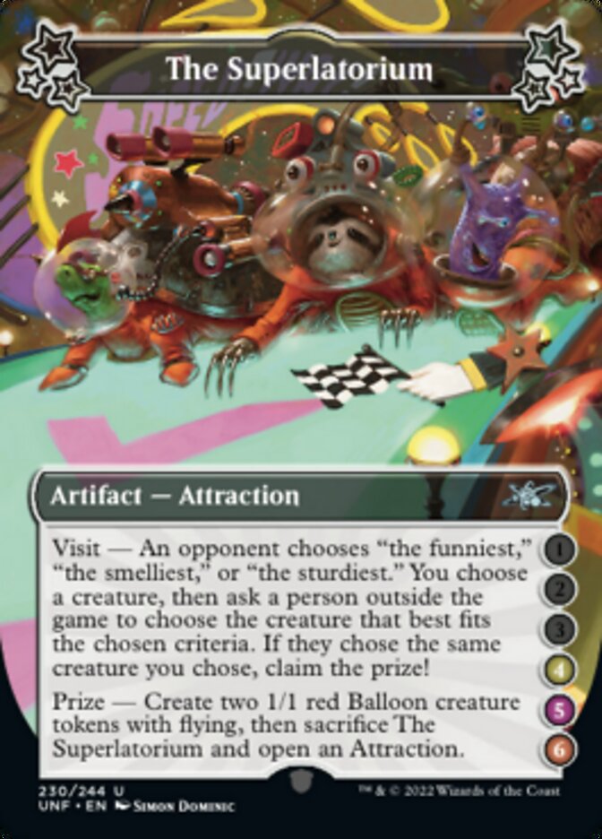 The Superlatorium (4-5-6) [Unfinity] | Galactic Gamez