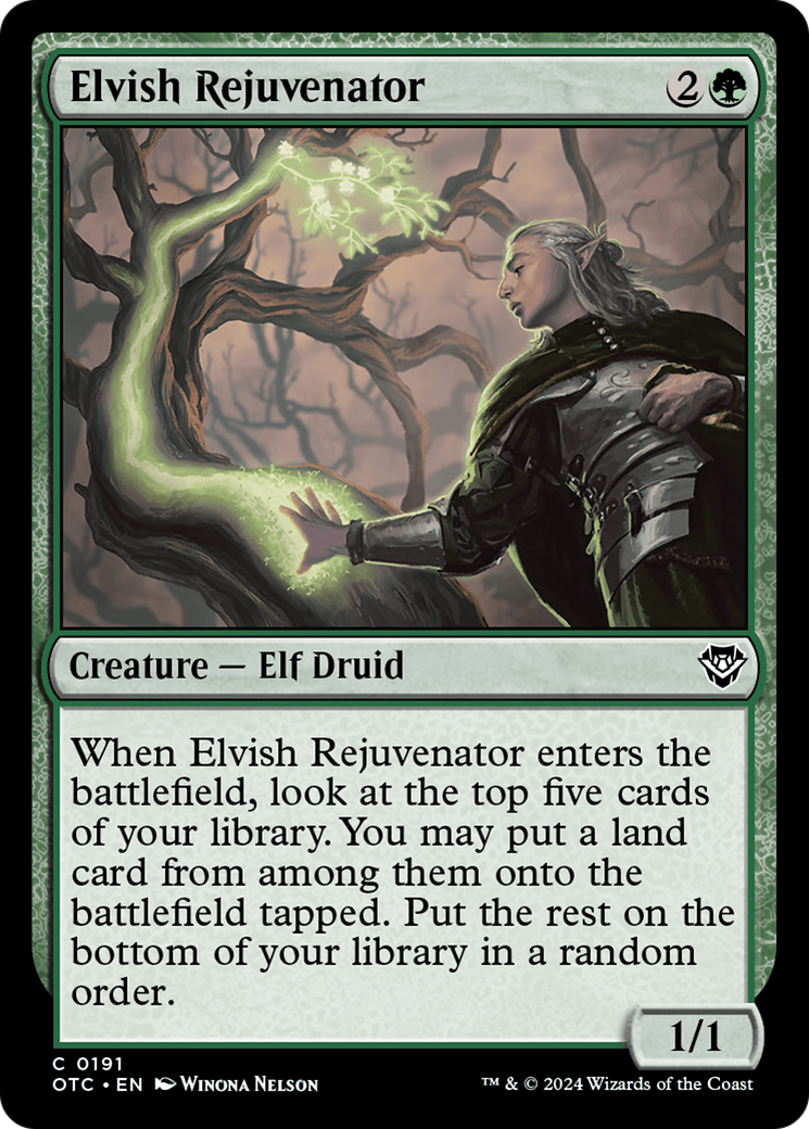 Elvish Rejuvenator [Outlaws of Thunder Junction Commander] | Galactic Gamez