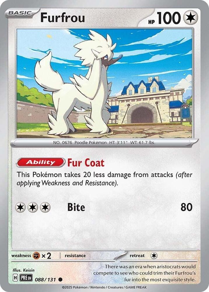 Furfrou (088/131) [Scarlet & Violet: Prismatic Evolutions] | Galactic Gamez