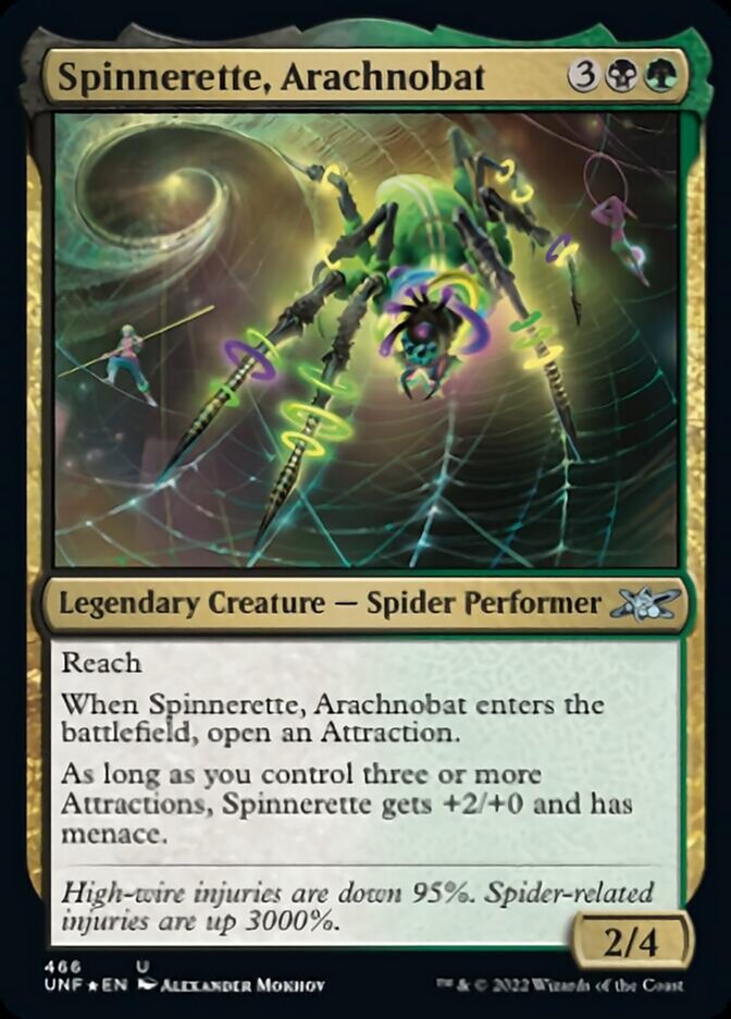 Spinnerette, Arachnobat (Galaxy Foil) [Unfinity] | Galactic Gamez