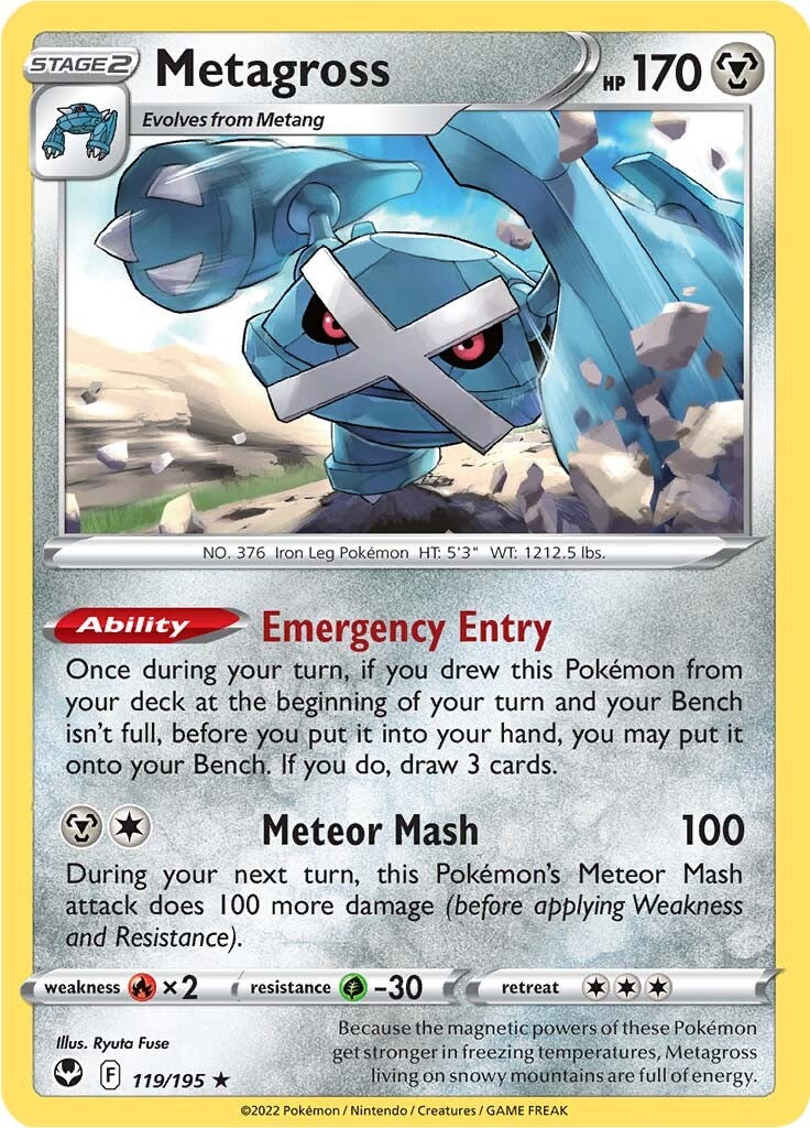 Metagross (119/195) [Sword & Shield: Silver Tempest] | Galactic Gamez