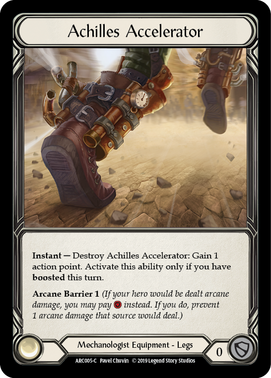 Achilles Accelerator [ARC005-C] (Arcane Rising)  1st Edition Normal | Galactic Gamez