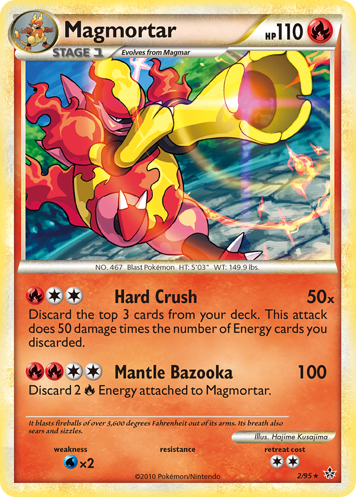 Magmortar (2/95) [HeartGold & SoulSilver: Unleashed] | Galactic Gamez