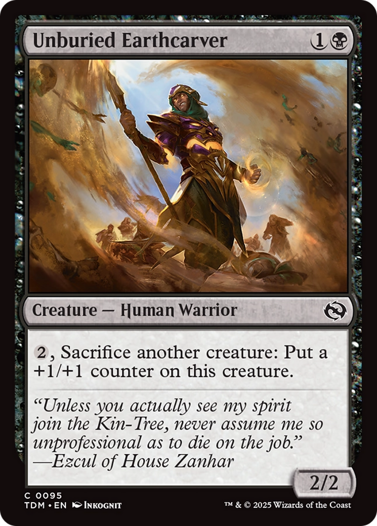 Unburied Earthcarver [Tarkir: Dragonstorm] | Galactic Gamez