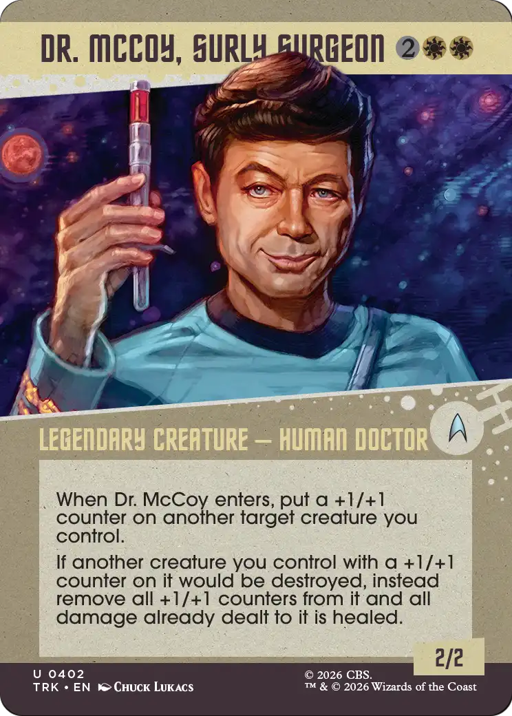 Dr. McCoy, Surly Surgeon (Showcase) [Star Trek] | Galactic Gamez
