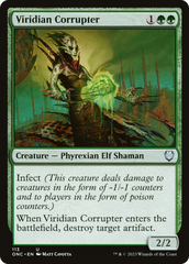 Viridian Corrupter [Phyrexia: All Will Be One Commander] | Galactic Gamez