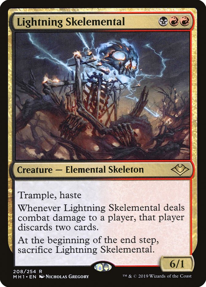 Lightning Skelemental [Modern Horizons] | Galactic Gamez