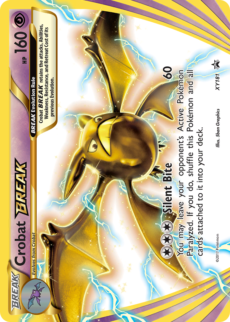 Crobat BREAK (XY181) [XY: Black Star Promos] | Galactic Gamez