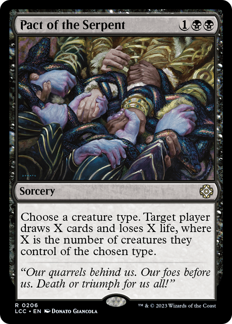 Pact of the Serpent [The Lost Caverns of Ixalan Commander] | Galactic Gamez