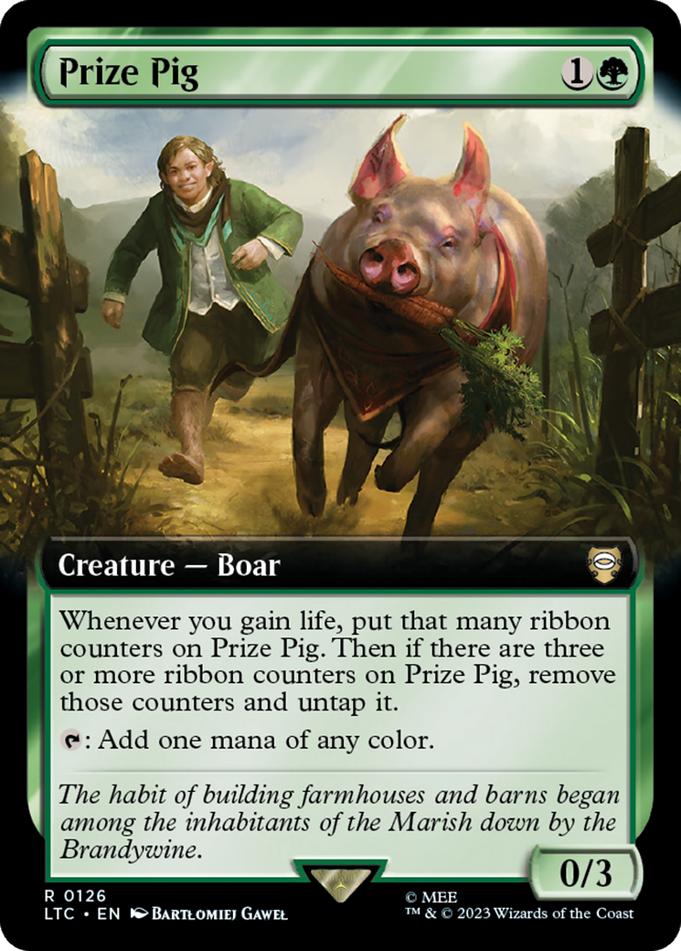 Prize Pig (Extended Art) [The Lord of the Rings: Tales of Middle-Earth Commander] | Galactic Gamez