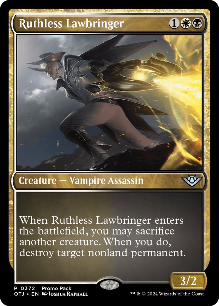 Ruthless Lawbringer (Promo Pack) [Outlaws of Thunder Junction Promos] | Galactic Gamez