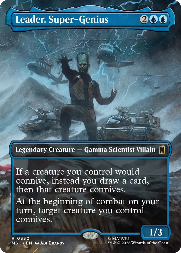 Leader, Super-Genius (Borderless) [Marvel Super Heroes] | Galactic Gamez