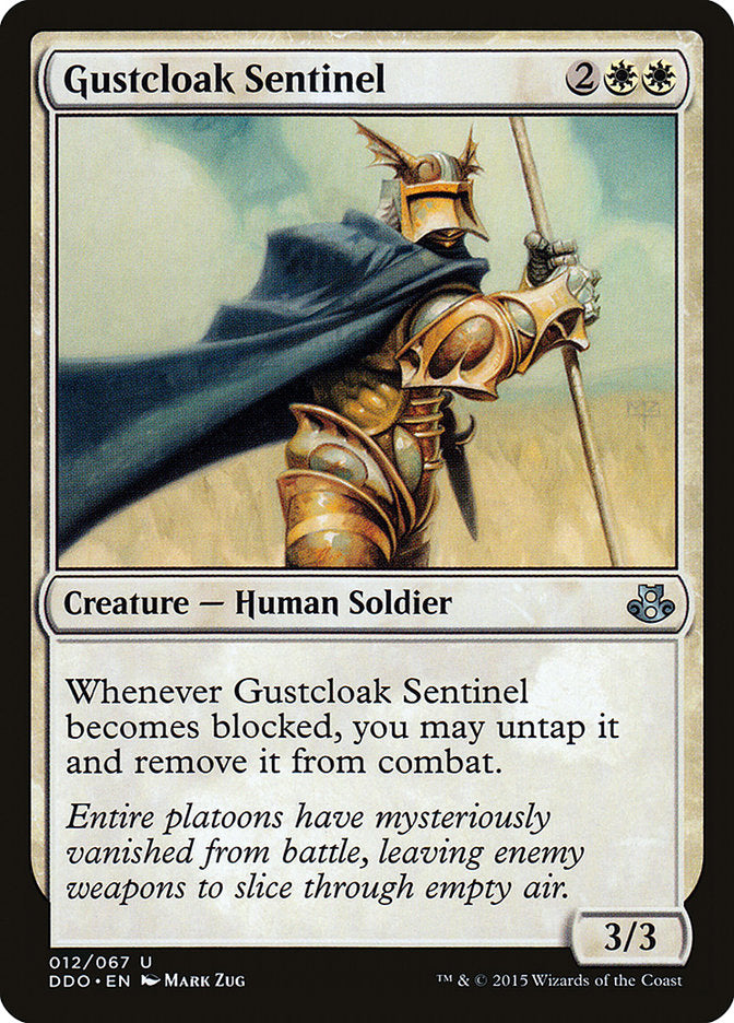 Gustcloak Sentinel [Duel Decks: Elspeth vs. Kiora] | Galactic Gamez