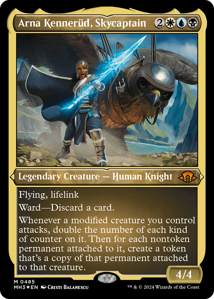 Arna Kennerud, Skycaptain (Foil Etched) [Modern Horizons 3] | Galactic Gamez
