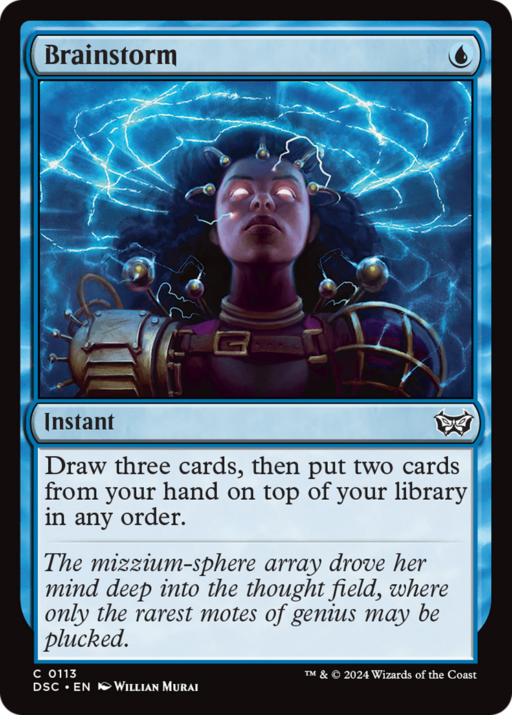 Brainstorm [Duskmourn: House of Horror Commander] | Galactic Gamez