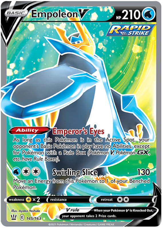 Empoleon V (145/163) [Sword & Shield: Battle Styles] | Galactic Gamez