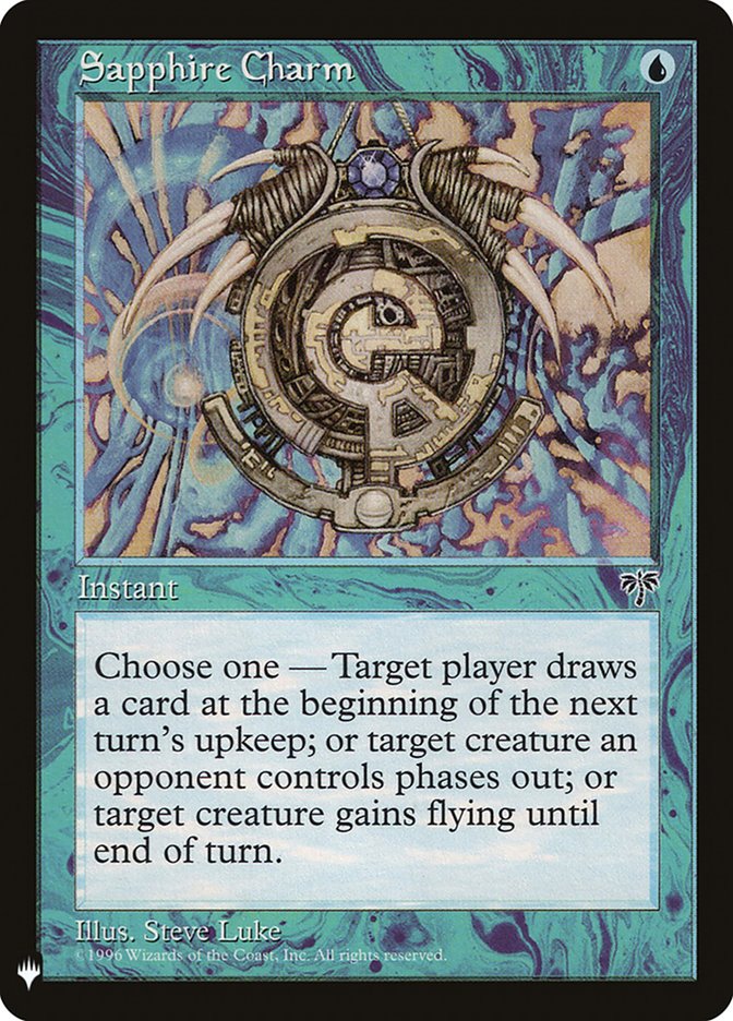 Sapphire Charm [Mystery Booster] | Galactic Gamez