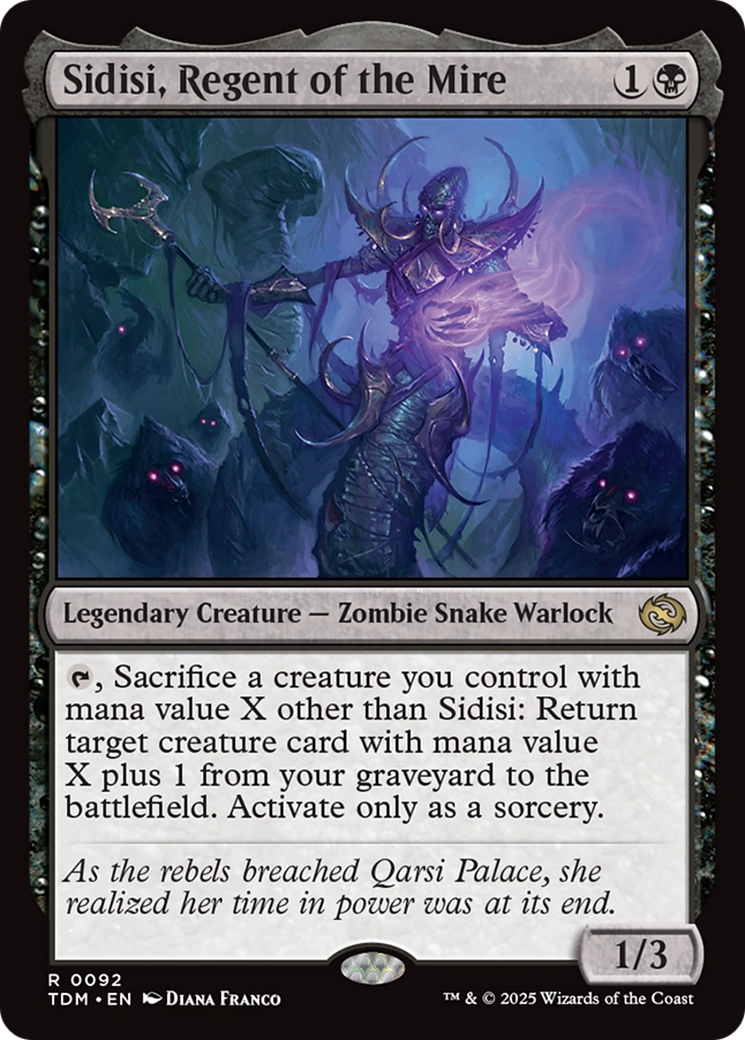 Sidisi, Regent of the Mire [Tarkir: Dragonstorm] | Galactic Gamez