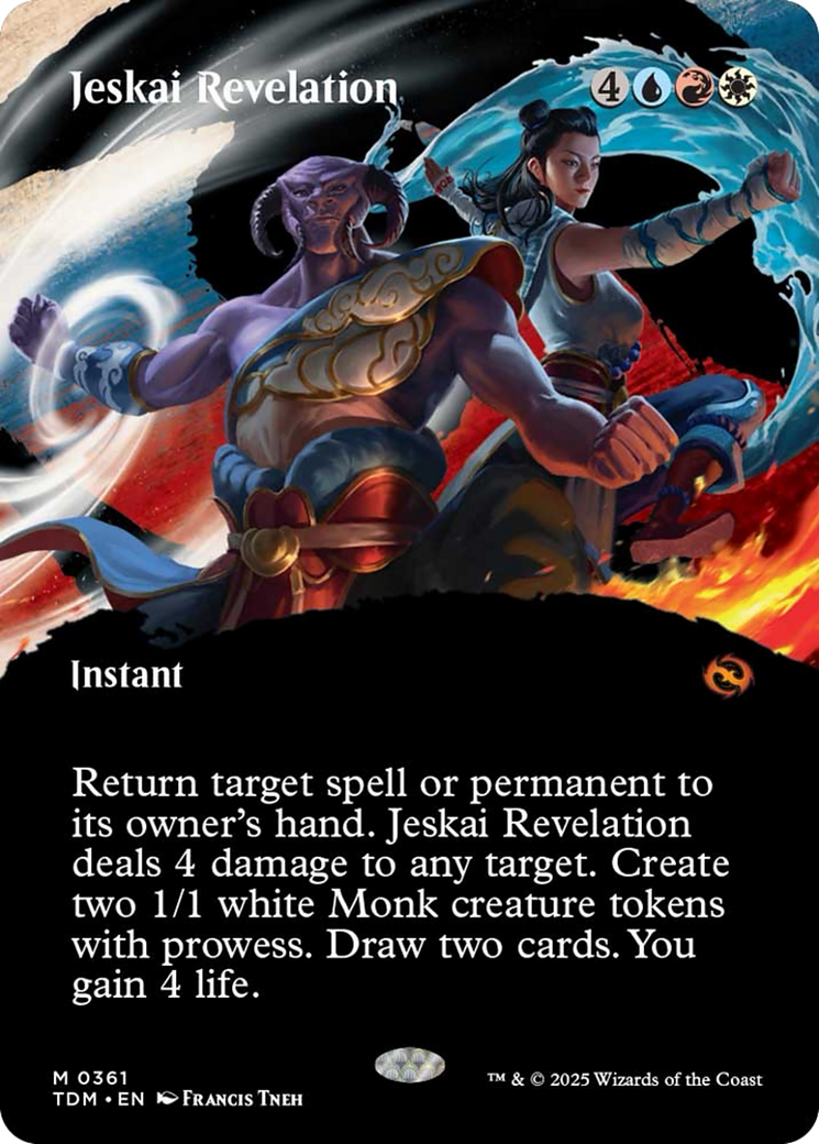 Jeskai Revelation (Borderless) [Tarkir: Dragonstorm] | Galactic Gamez