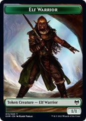 Elf Warrior // Replicated Ring Double-Sided Token [Kaldheim Tokens] | Galactic Gamez