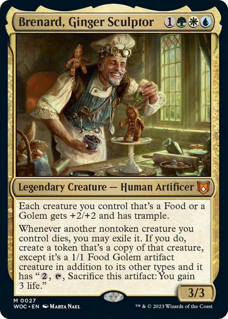 Brenard, Ginger Sculptor [Wilds of Eldraine Commander] | Galactic Gamez