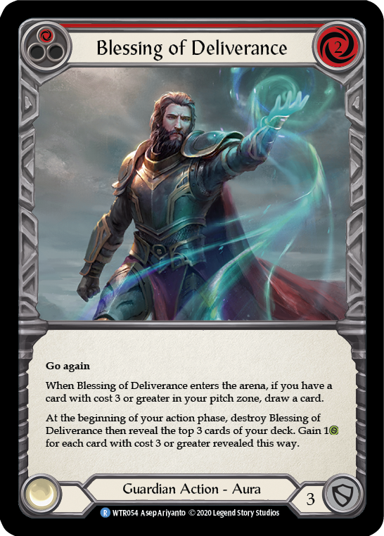 Blessing of Deliverance (Red) [U-WTR054] (Welcome to Rathe Unlimited)  Unlimited Normal | Galactic Gamez