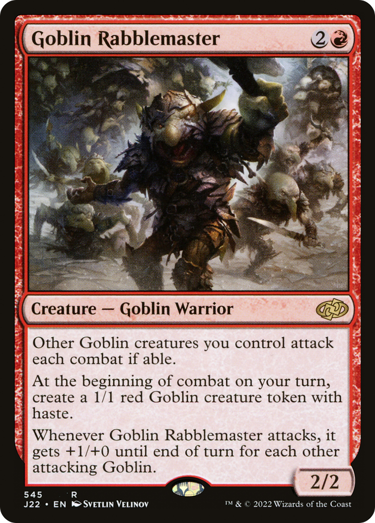 Goblin Rabblemaster [Jumpstart 2022] | Galactic Gamez