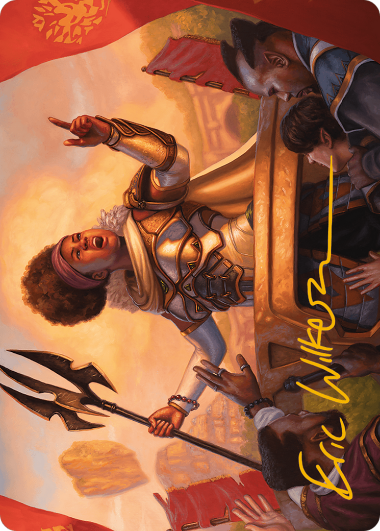 Recruiter of the Guard Art Card (Gold-Stamped Signature) [Modern Horizons 3 Art Series] | Galactic Gamez