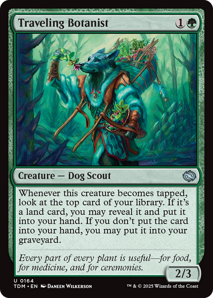 Traveling Botanist [Tarkir: Dragonstorm] | Galactic Gamez