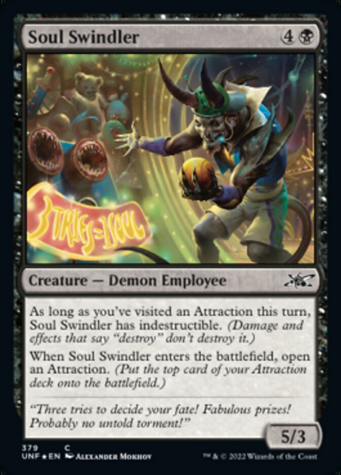 Soul Swindler (Galaxy Foil) [Unfinity] | Galactic Gamez