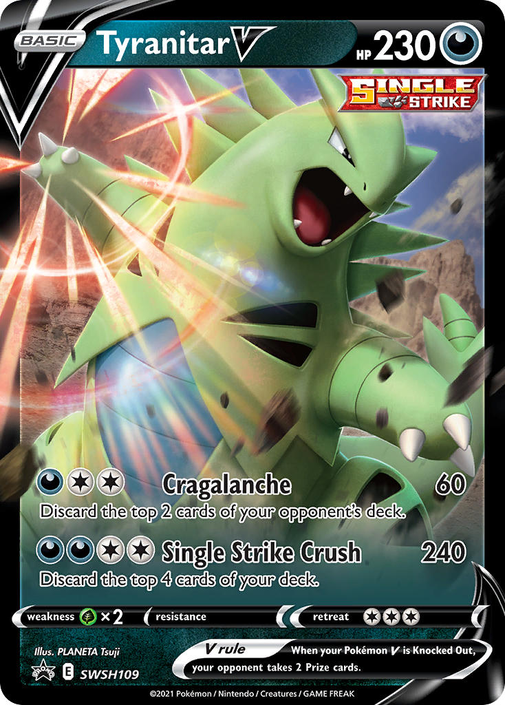 Tyranitar V (SWSH109) [Sword & Shield: Black Star Promos] | Galactic Gamez