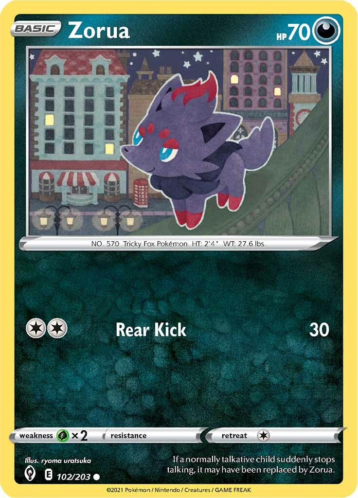 Zorua (102/203) [Sword & Shield: Evolving Skies] | Galactic Gamez