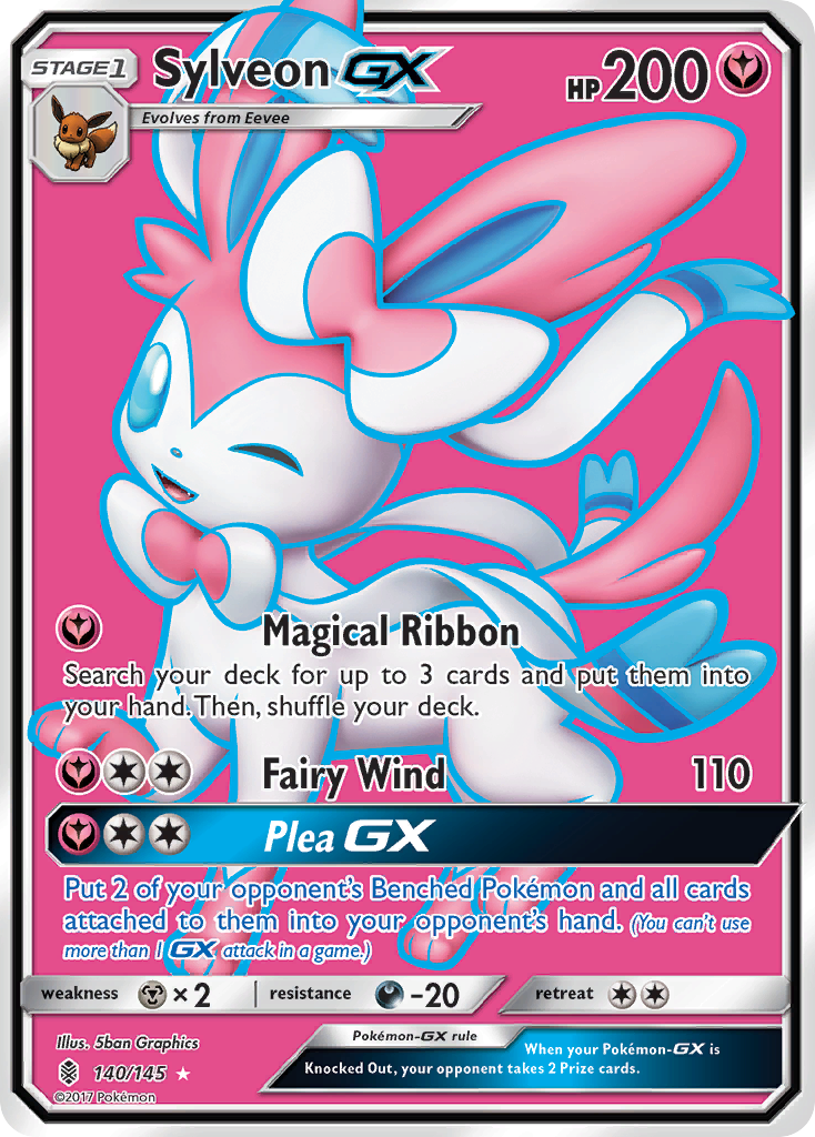 Sylveon GX (140/145) [Sun & Moon: Guardians Rising] | Galactic Gamez