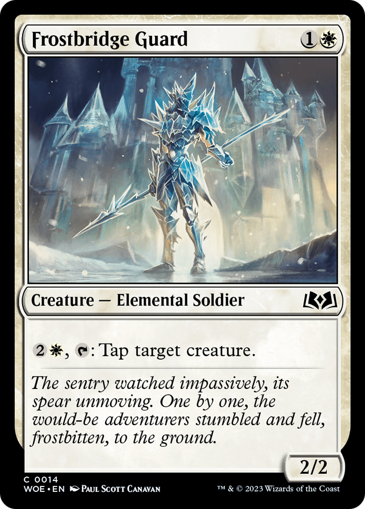 Frostbridge Guard [Wilds of Eldraine] | Galactic Gamez