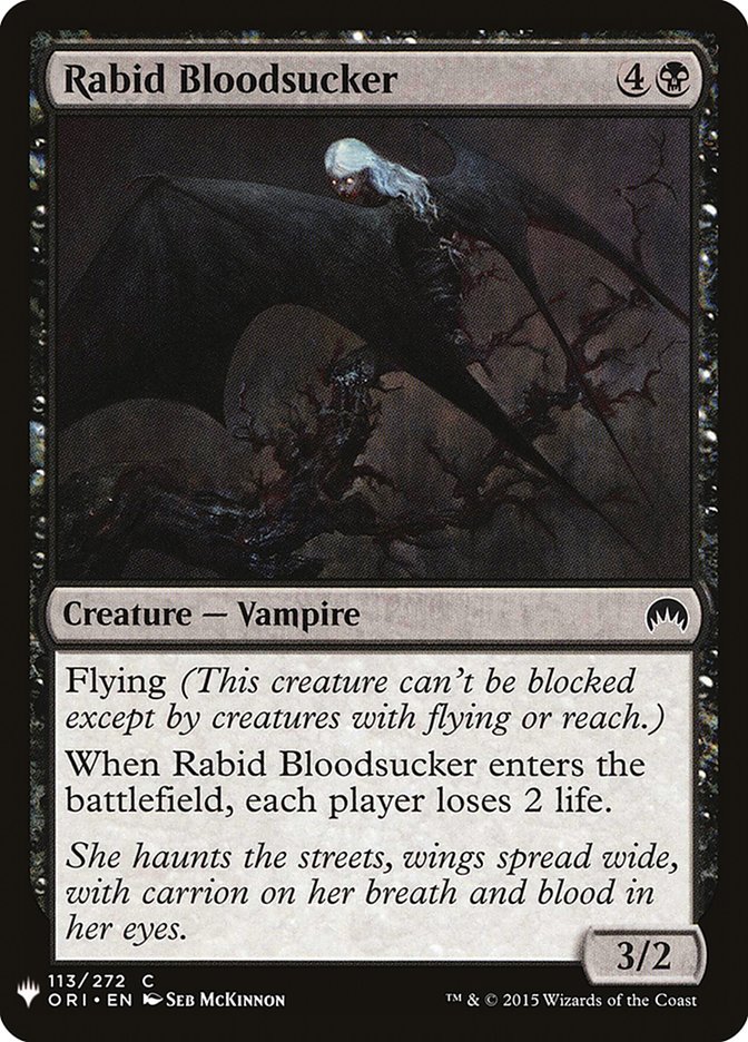 Rabid Bloodsucker [Mystery Booster] | Galactic Gamez
