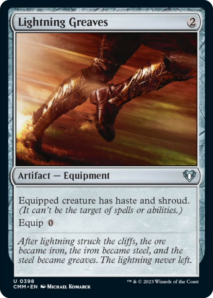 Lightning Greaves [Commander Masters] | Galactic Gamez