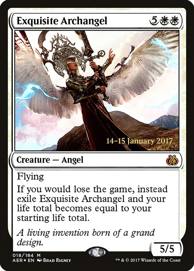 Exquisite Archangel [Aether Revolt Prerelease Promos] | Galactic Gamez