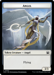 Angel (3) // Demon Double-Sided Token [March of the Machine Commander Tokens] | Galactic Gamez