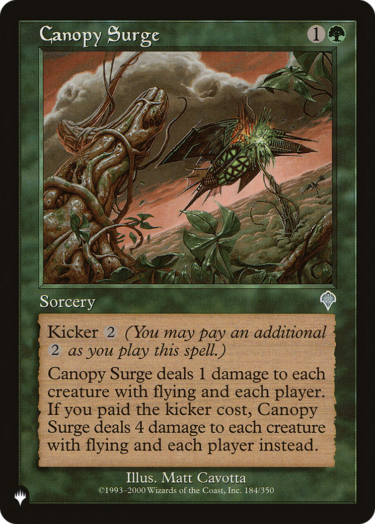 Canopy Surge [The List] | Galactic Gamez