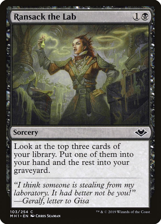 Ransack the Lab [Modern Horizons] | Galactic Gamez