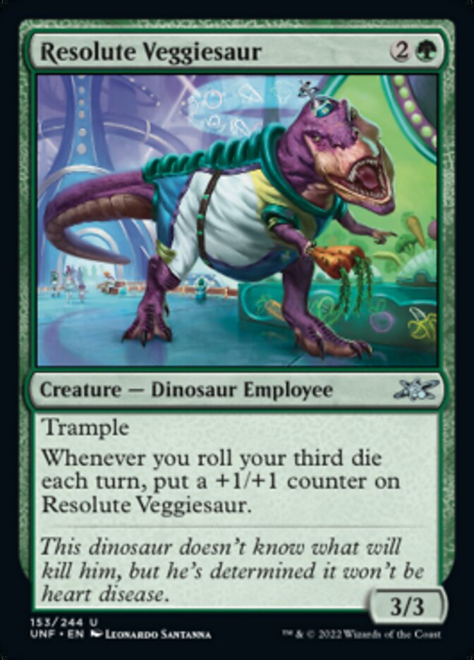 Resolute Veggiesaur [Unfinity] | Galactic Gamez