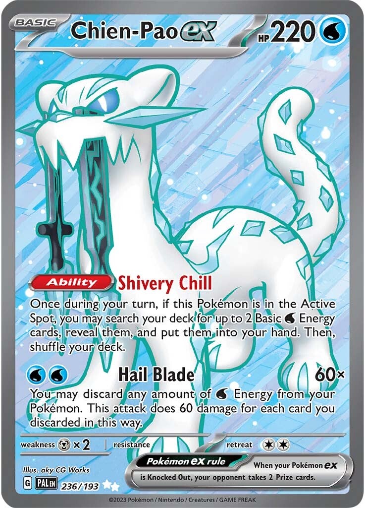 Chien-Pao ex (236/193) [Scarlet & Violet: Paldea Evolved] | Galactic Gamez