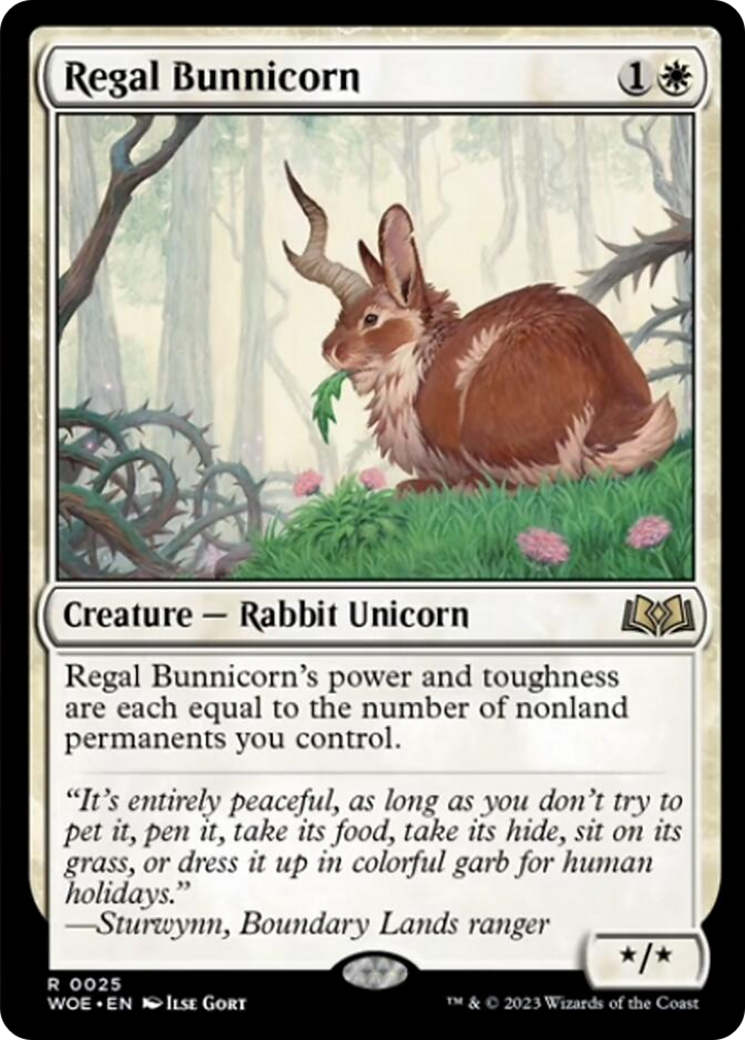 Regal Bunnicorn [Wilds of Eldraine] | Galactic Gamez