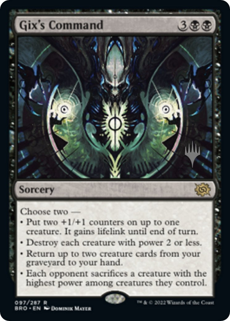 Gix's Command (Promo Pack) [The Brothers' War Promos] | Galactic Gamez