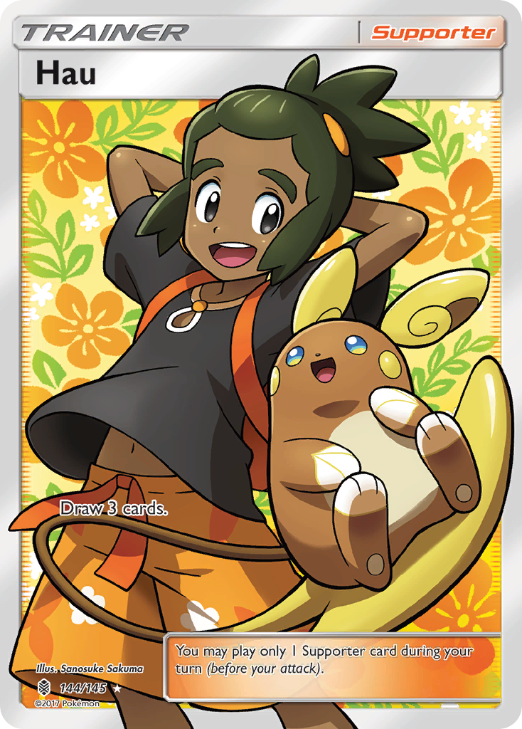 Hau (144/145) [Sun & Moon: Guardians Rising] | Galactic Gamez